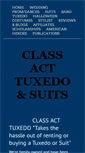 Mobile Screenshot of classacttuxedo1.com